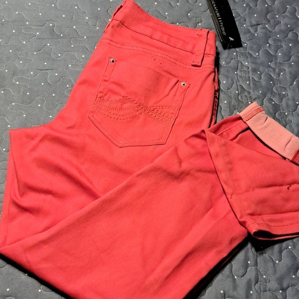 Signature Studio Bittersweet pink pants size 6 NWT